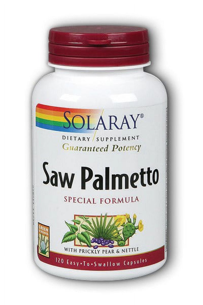 Solaray Saw Palmetto Special Formula 120 Capsules