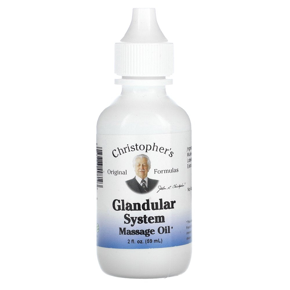Christopher'S Original Formulas Glandular System Massage Oil, 2 Fl Oz (59 Ml)