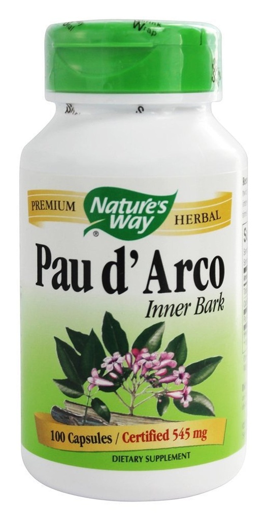 Nature'S Way - Pau D'Arco Inner Bark - 100 Capsules