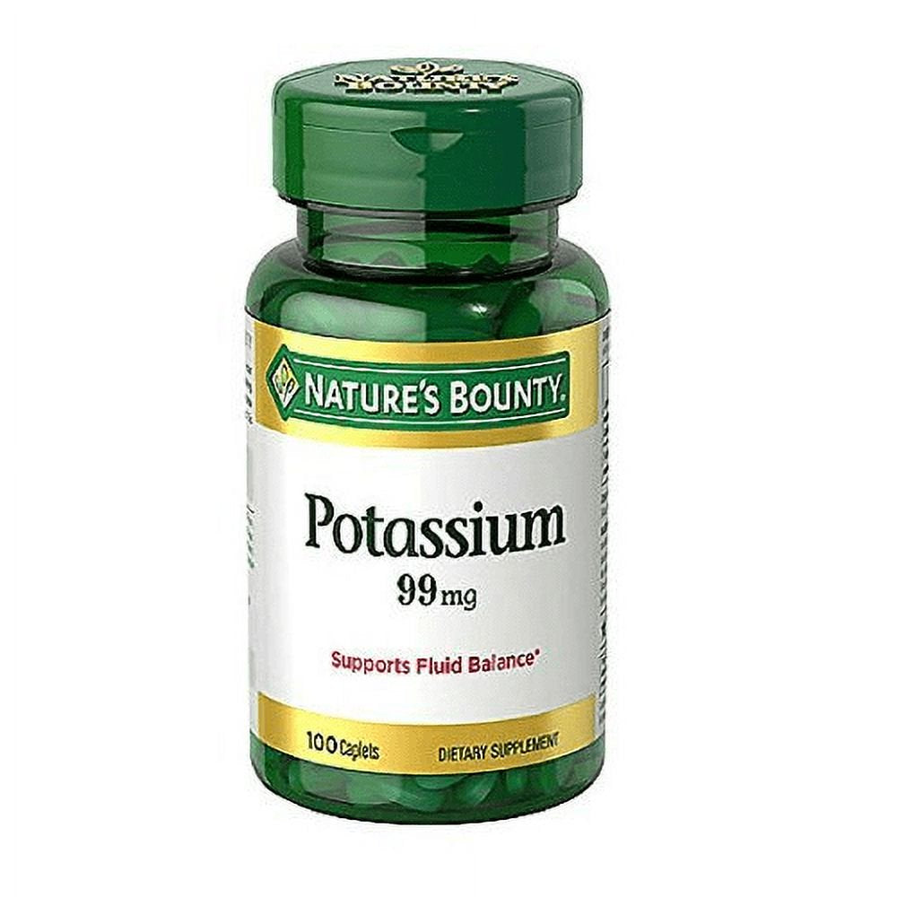 Nature'S Bounty Dietary Potassium Capletss, 99 Mg, 100 Ct