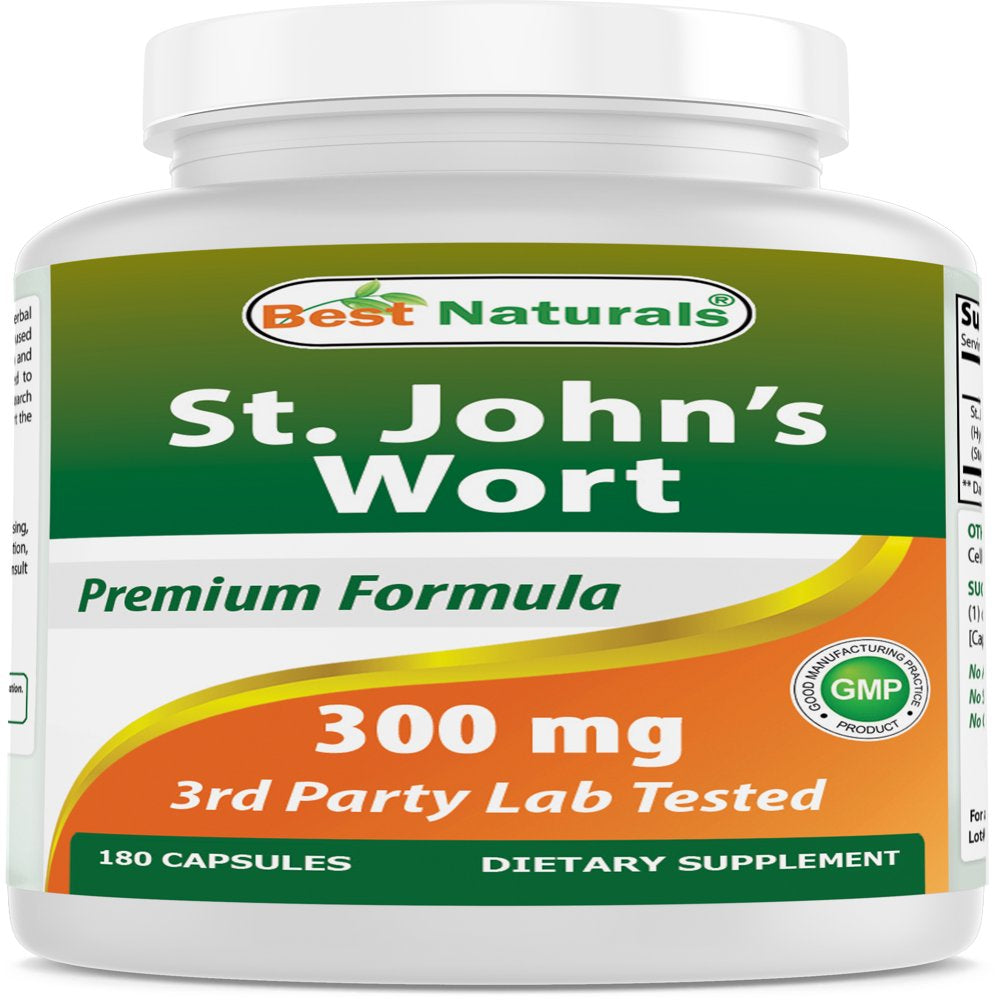 Best Naturals St. John'S Wort 300 Mg 180 Capsules