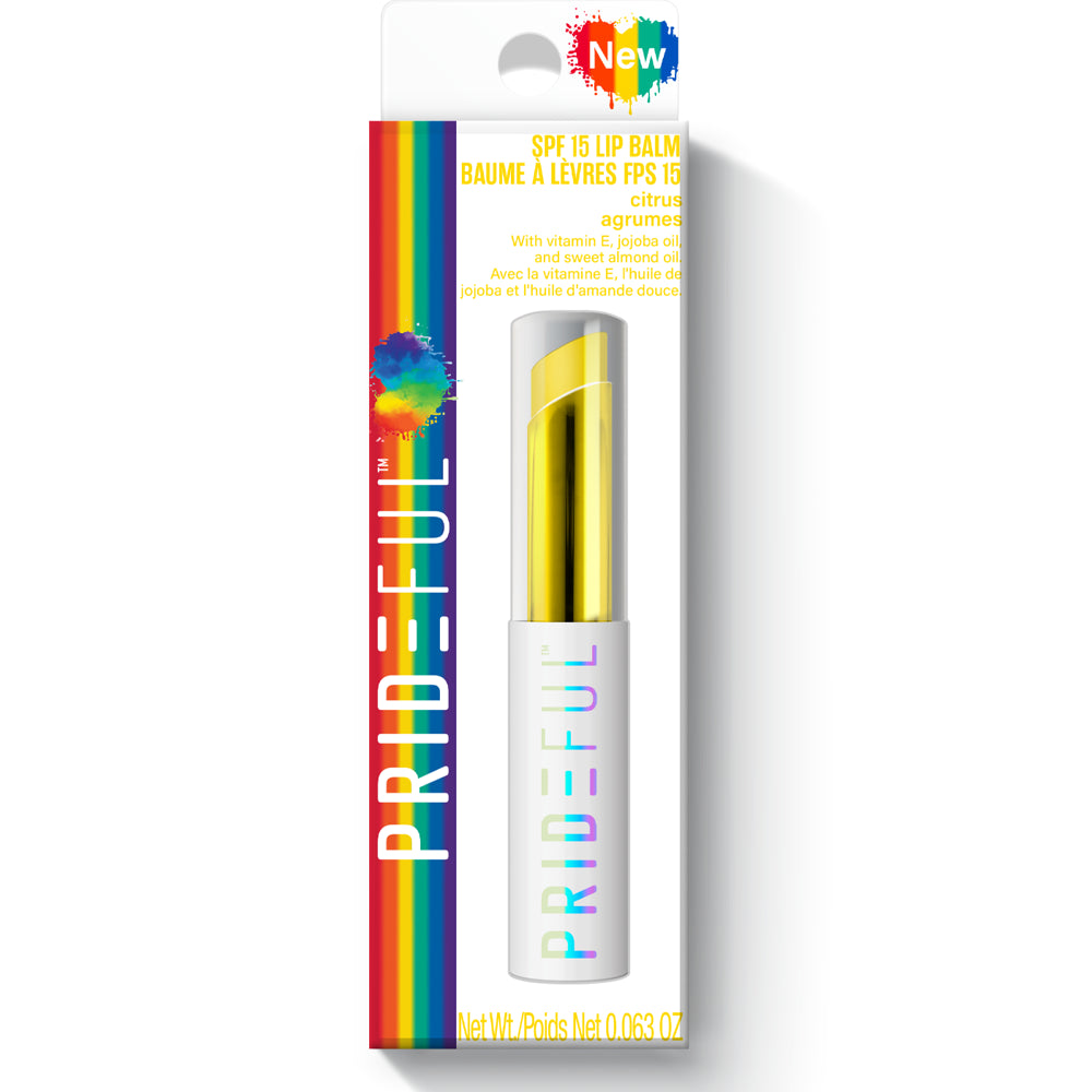 Prideful SPF 15 Lip Balm, Citrus, 0.063 Oz