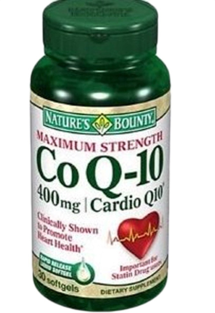 Nature'S Bounty Cardio Q10, Co Q-10 400 Mg Softgels 30 Ea (Pack of 3)