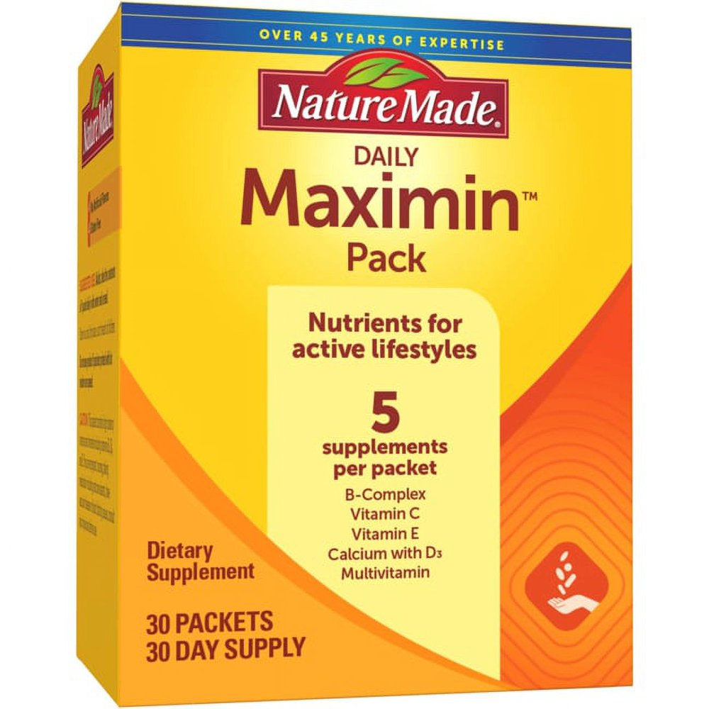 Nature Made Daily Maximin Pack, Dietary Supplement, 30 Count