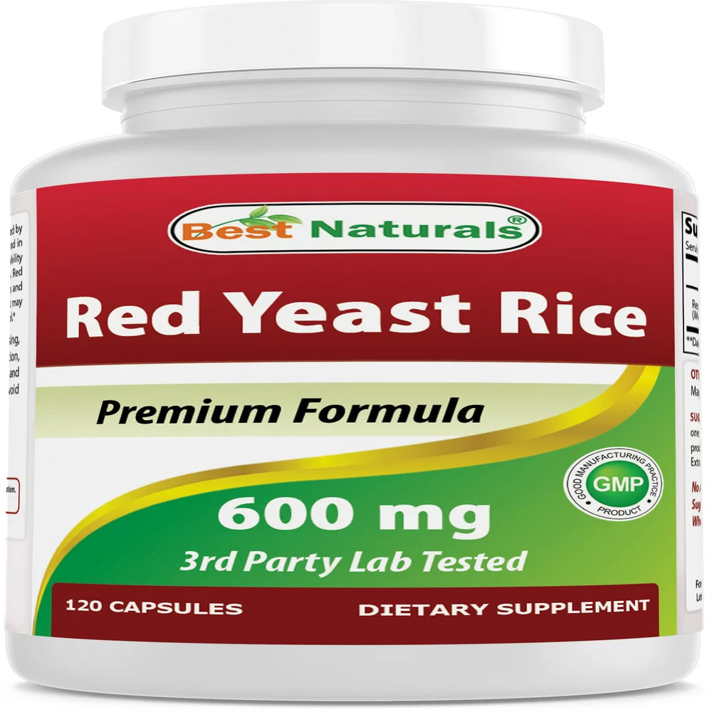 Best Naturals Red Yeast Rice 600 Mg 120 Capsules