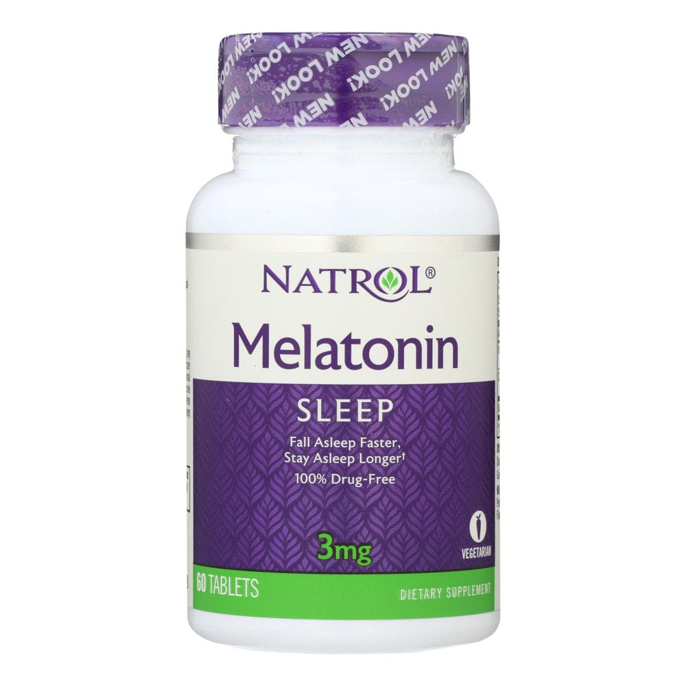 Natrol Melatonin 3Mg Tabs, 60 Ct