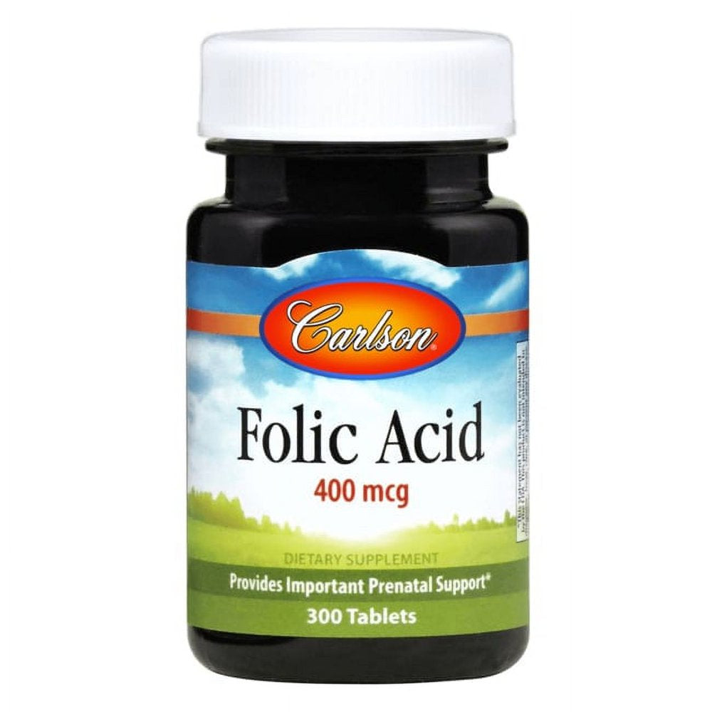 Carlson Laboratories Folic Acid 400Mcg 300 Caplet