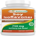 Best Naturals Soy Isoflavones 750 Mg 120 Capsules