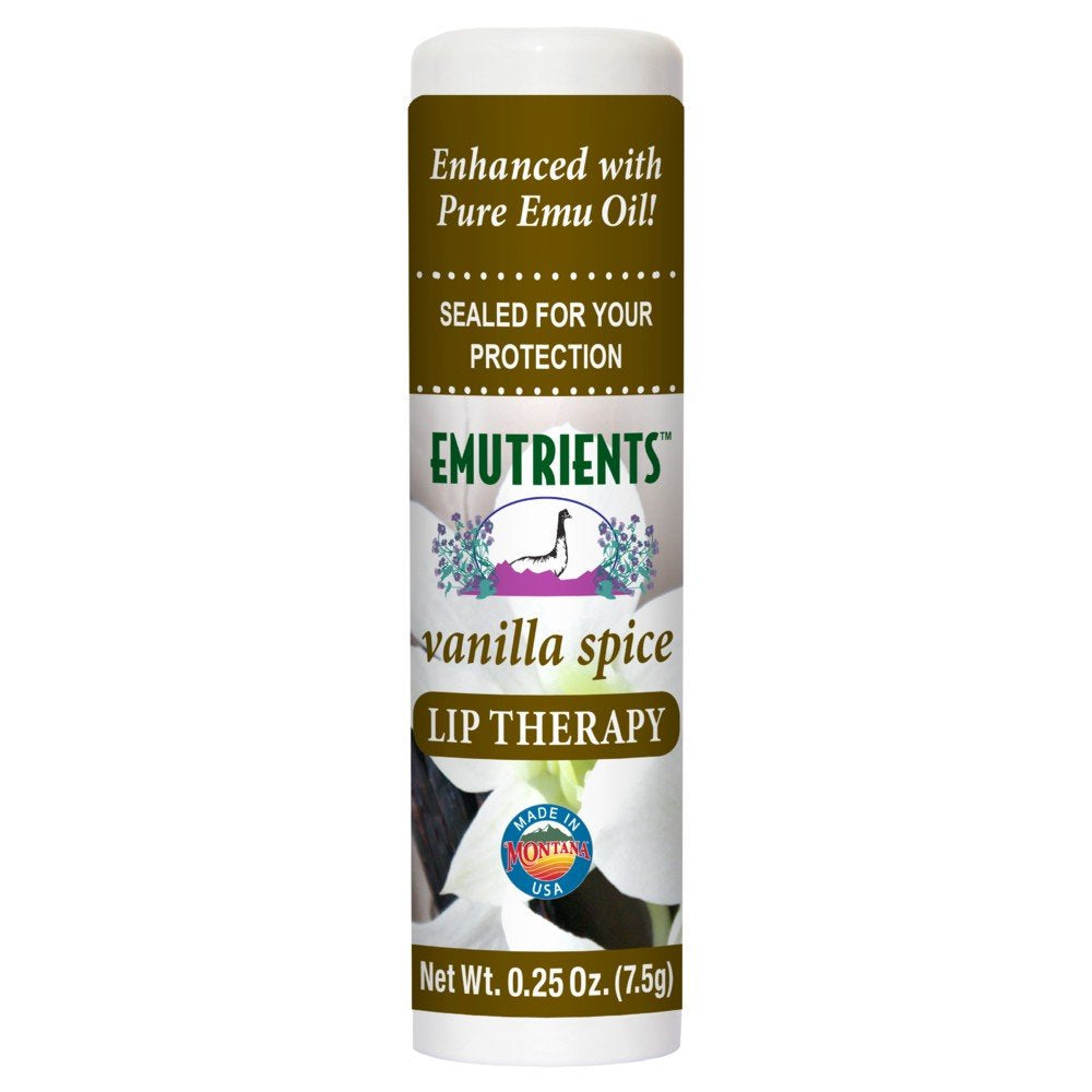 Montana Emu Ranch Co. Lip Therapy Vanilla Spice 0.25 Oz Balm