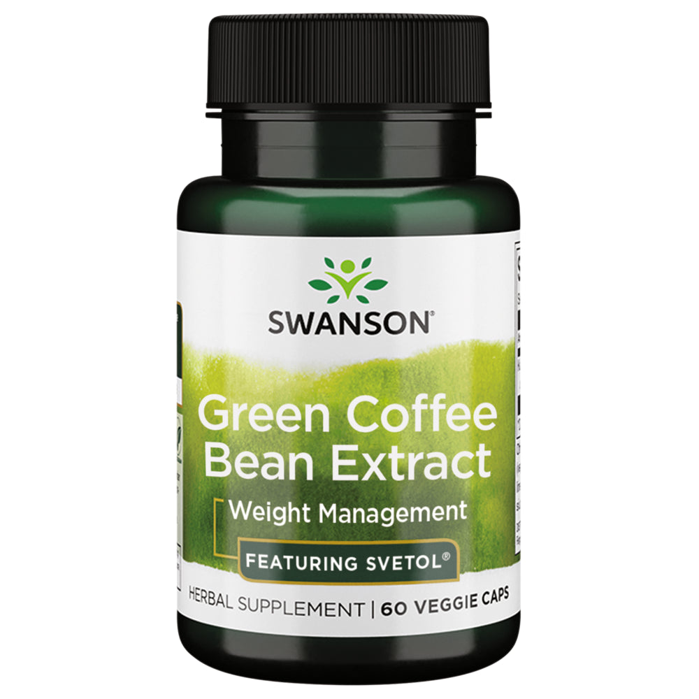 Swanson Green Coffee Bean Extract - Featuring Svetol 200 Mg 60 Veggie Capsules