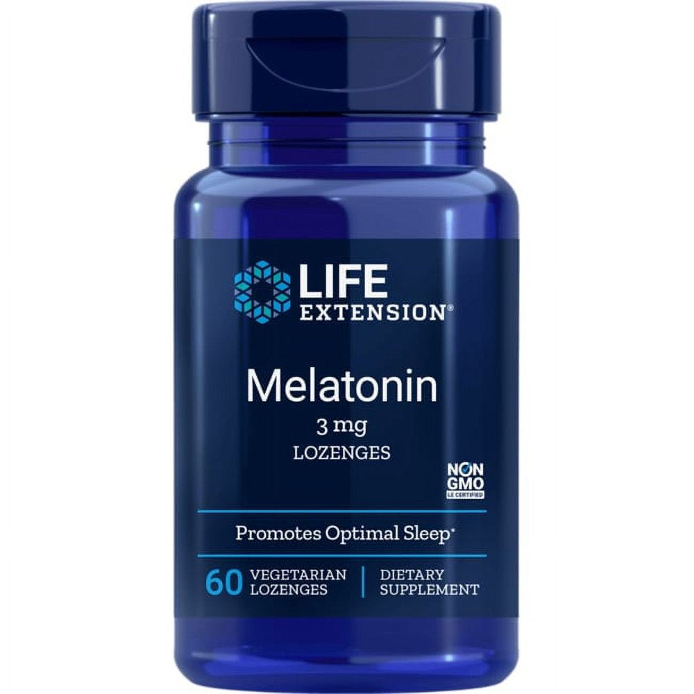 Life Extension - Melatonin 3 Mg. - 60 Lozenges