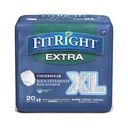 Medline Fitright Extra-Protective Disposable Underwear, XL 20 Count