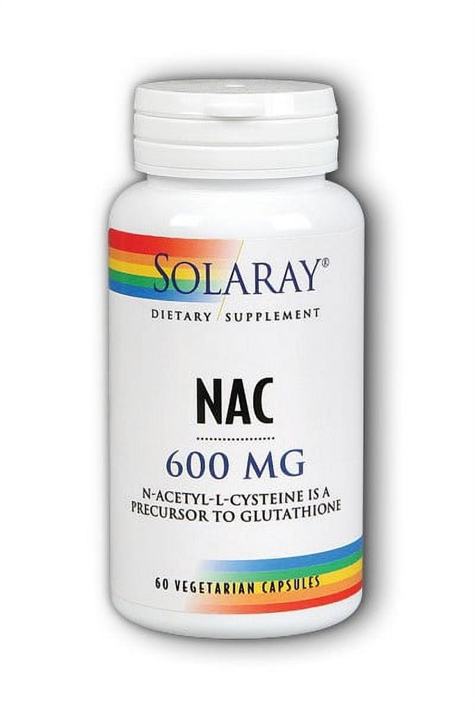 NAC 600Mg Solaray 60 Vcaps