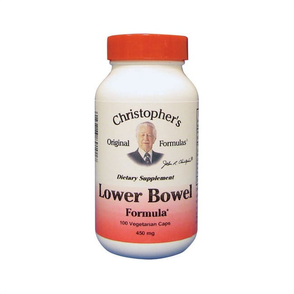 Dr. Christopher'S Lower Bowel Formula 450 Mg 100 Veg Caps