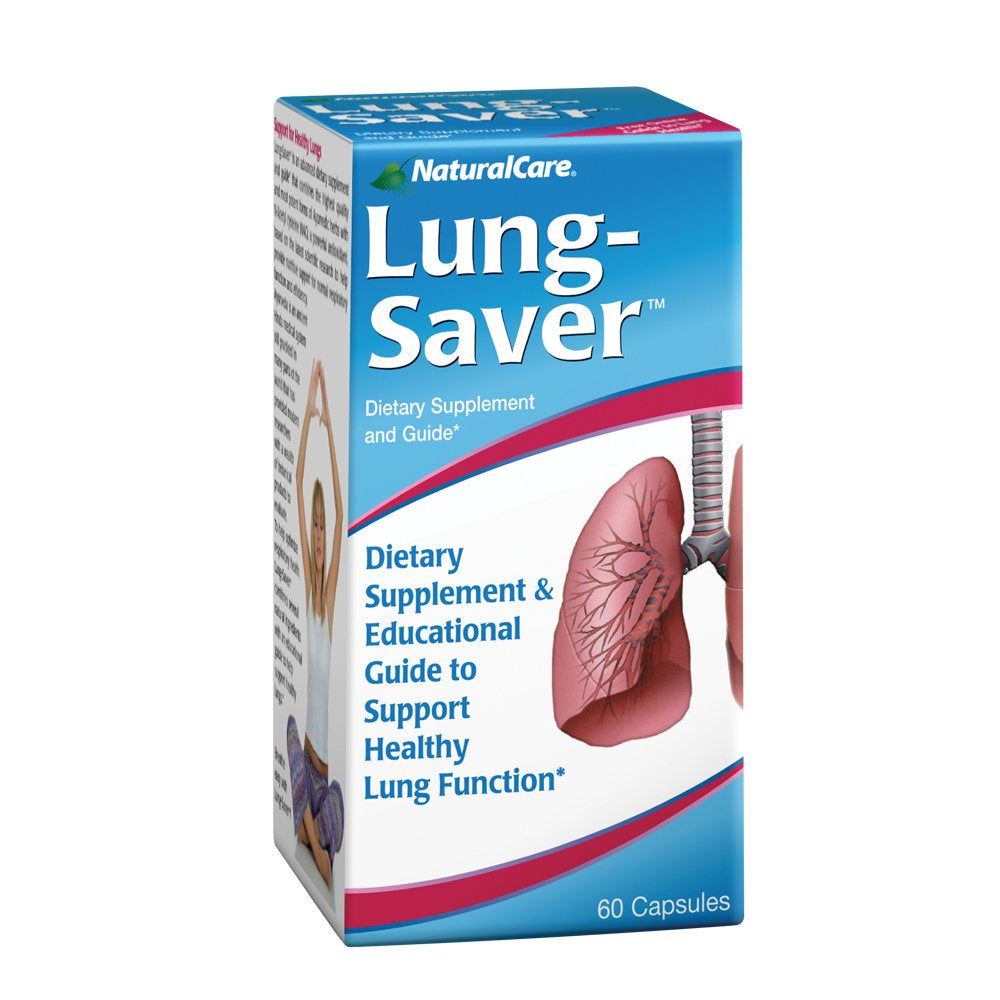 Naturalcare Lungsaver for Healthy Clear Lungs, 60 Capsules