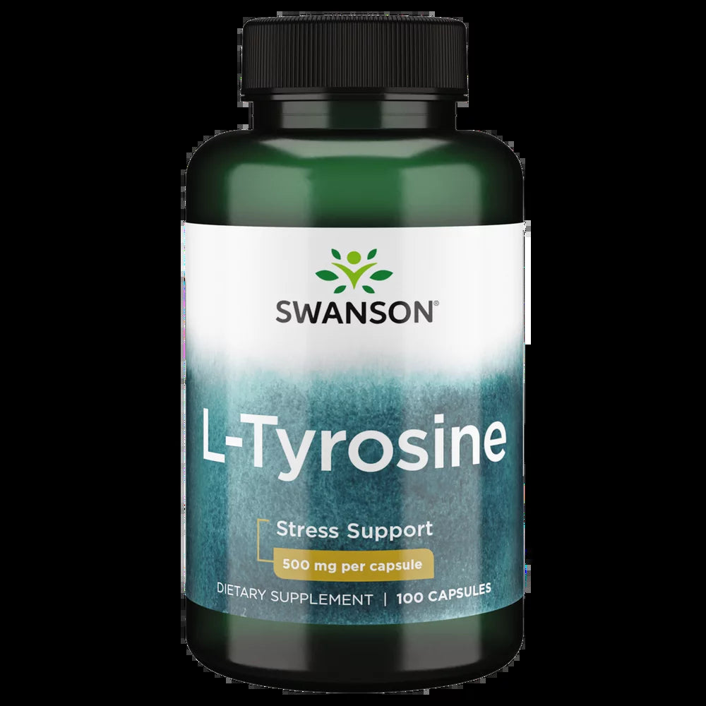 Swanson Dietary Supplements L-Tyrosine 500 Mg Capsule 100Ct