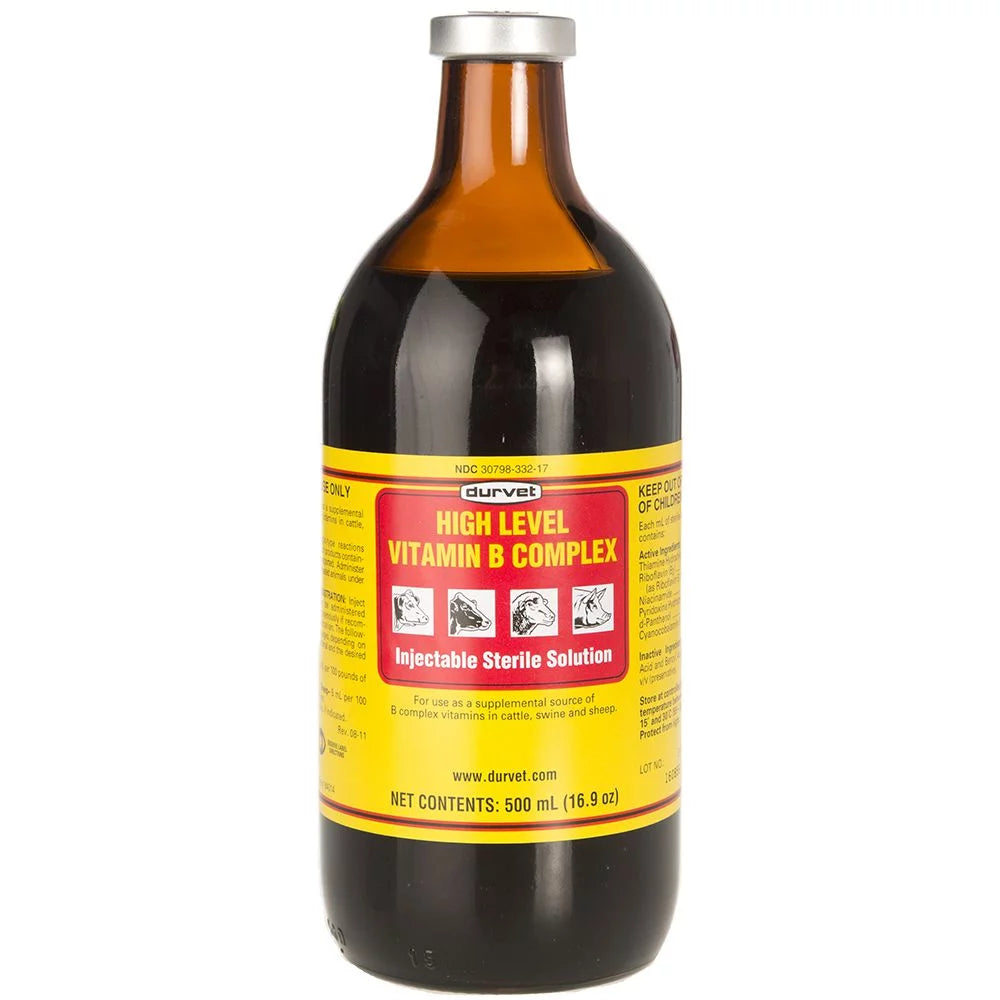 Durvet Vitamin B Complex Hi-Level 500Ml