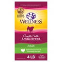 Wellness Complete Health Natural Dry Small Breed Dog Food, Turkey & Oatmeal, 4-Pound Bag