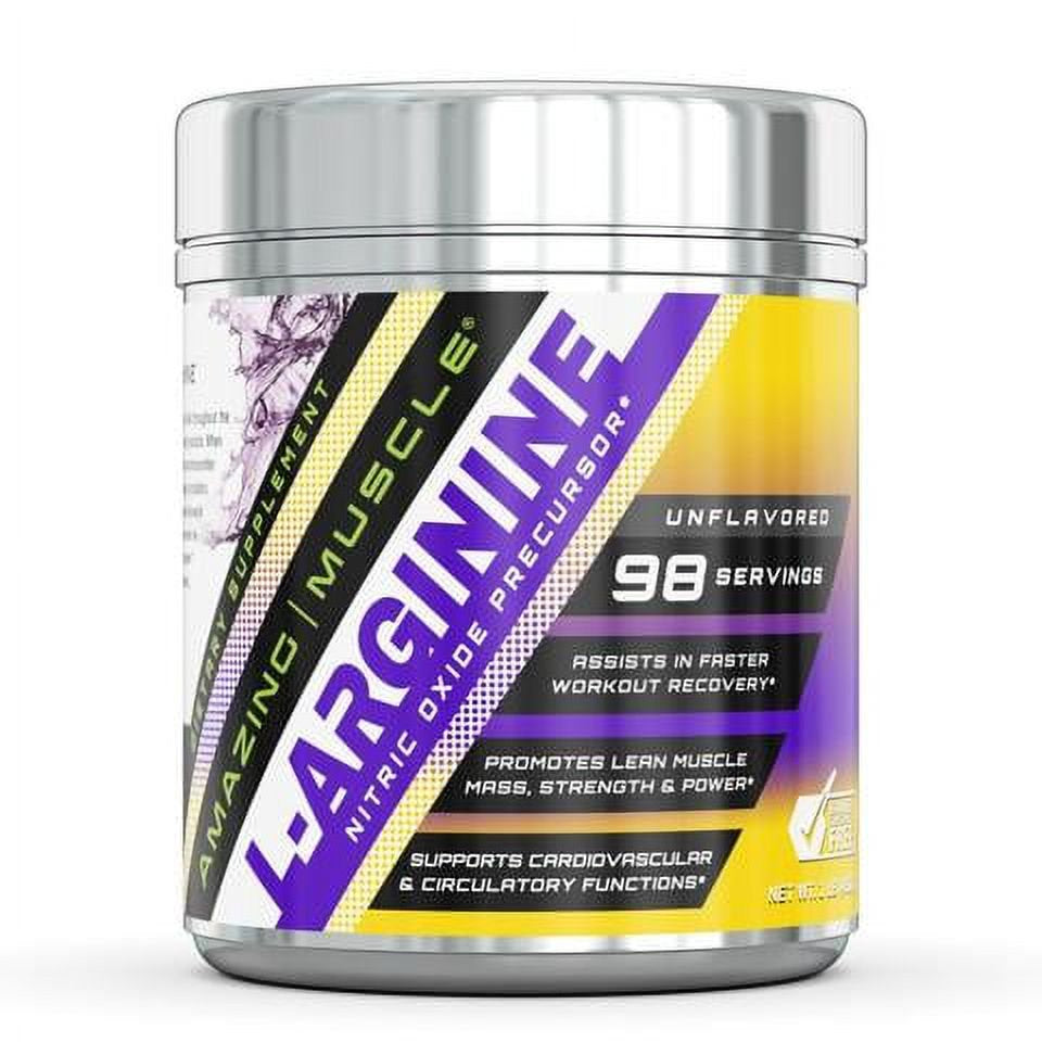 Amazing Muscle L-Arginine (Unflavored) - 1 Lb