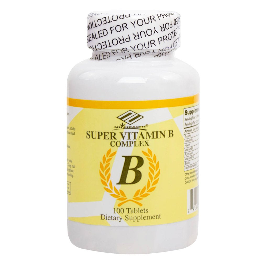 Nuhealth Vitamin B Complex - 100 Tablets
