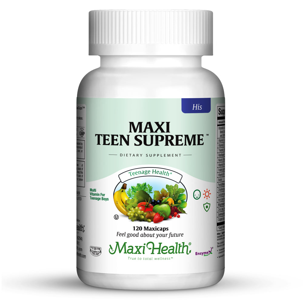 Maxi Health Kosher Maxi Teen Supreme His Multi - 120 Capsules