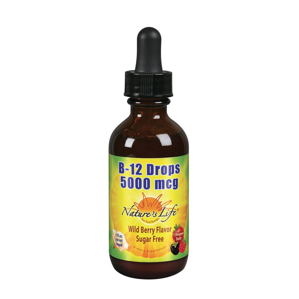 Nature'S Life B12 Methlycobalamin Wildberry, 2 Fluid Ounce