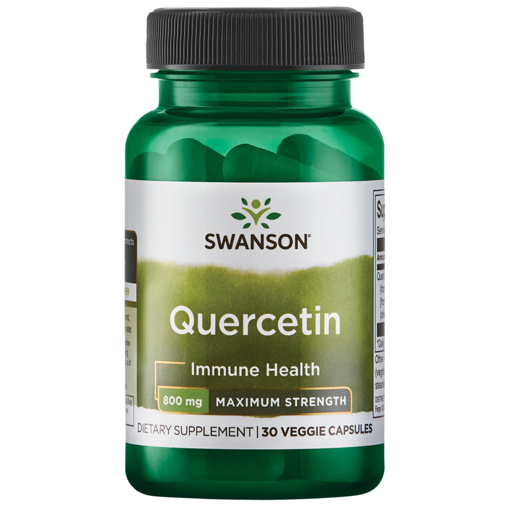 Swanson Quercetin - Maximum Strength 800 Mg 30 Veggie Capsules