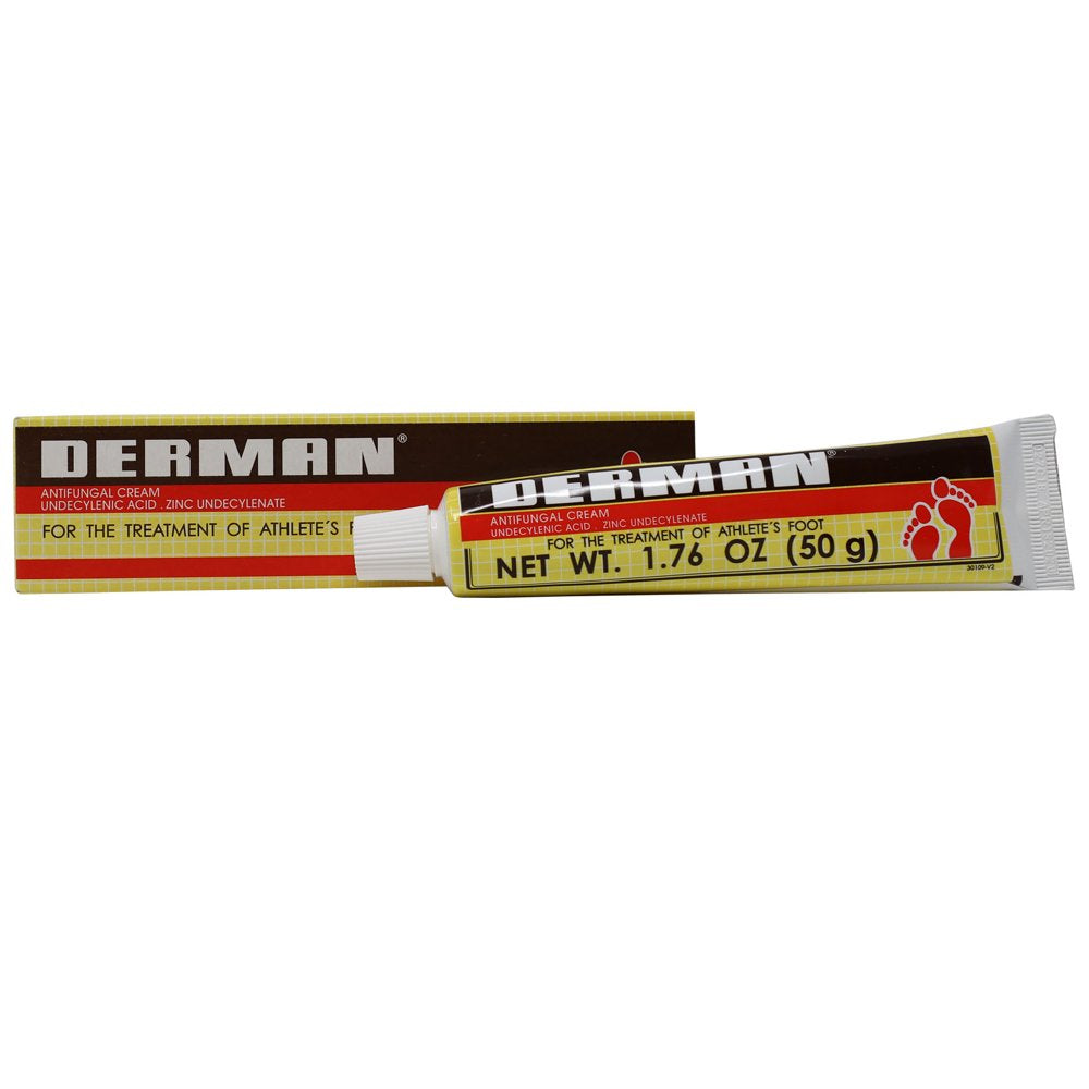Derman Antifungal Cream for the Treatment of Athlete'S Foot, 1.76 Oz