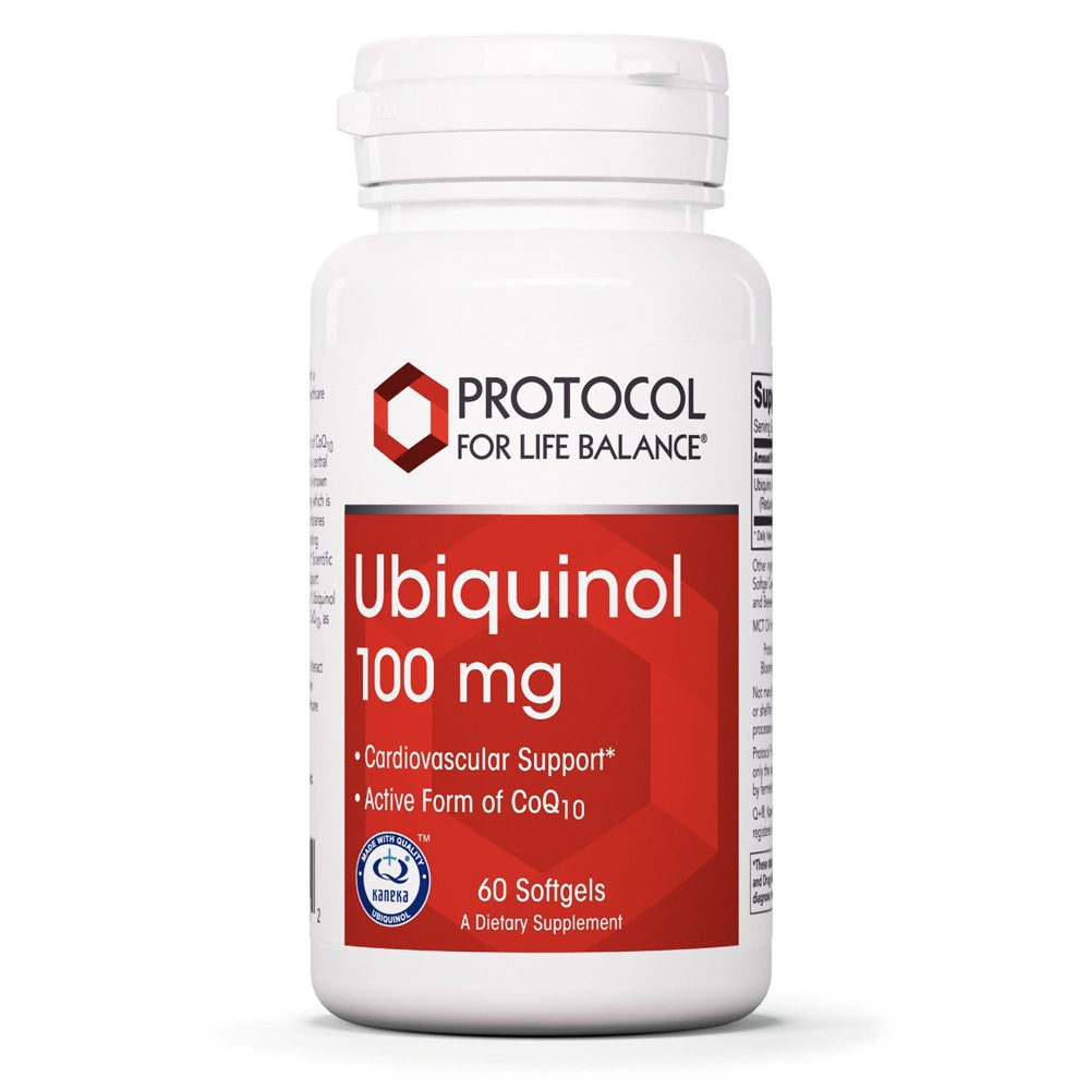 Protocol for Life Balance Ubiquinol Coq10 - 100 Mg - 60 Softgels