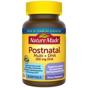 Nature Made Postnatal Multivitamin + DHA 200 Mg for Her, 60 Count, Multi Vitamin, Dietary Supplement
