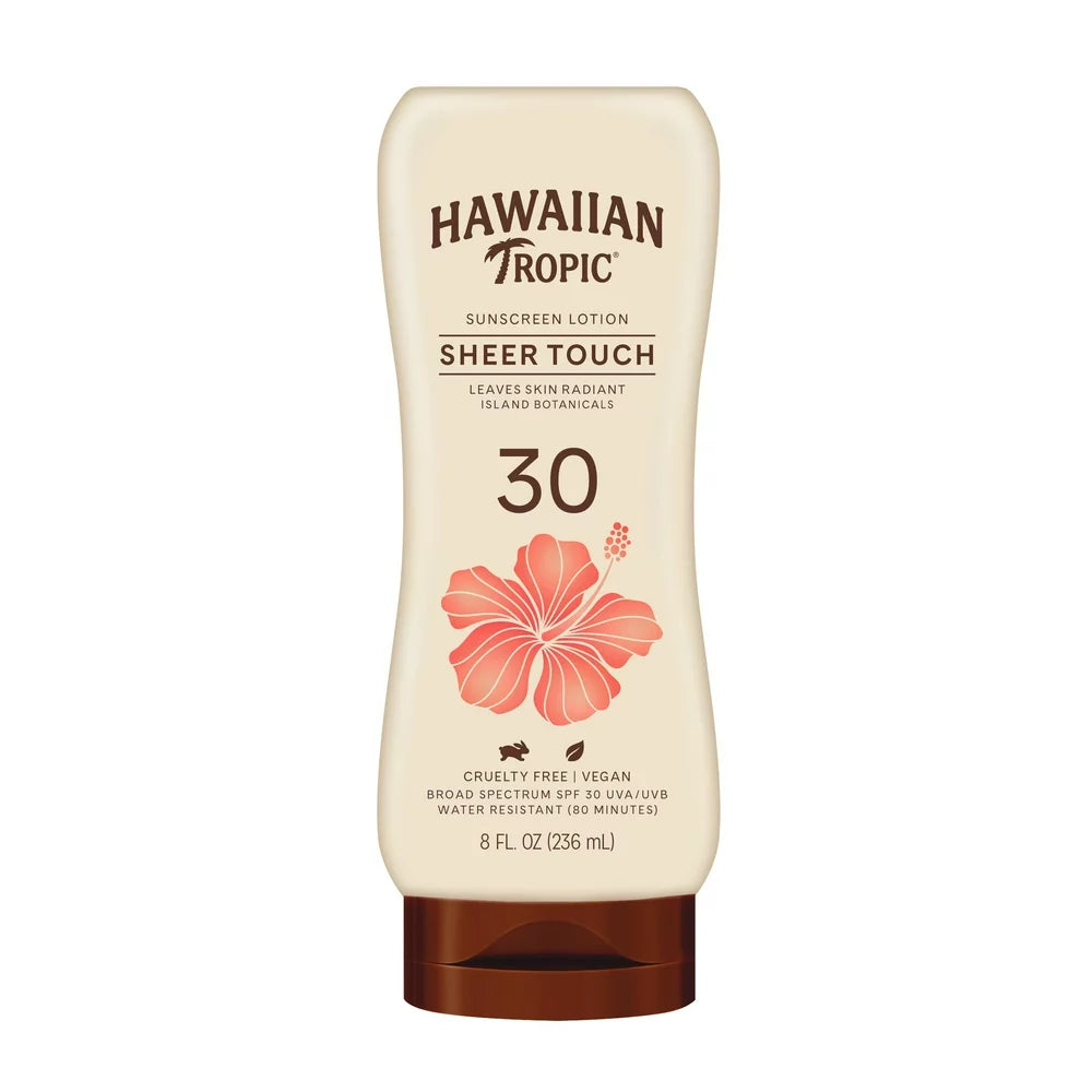 Hawaiian Tropic Sheer Touch Ultra Radiance Lotion Sunscreen SPF 30, 8Oz