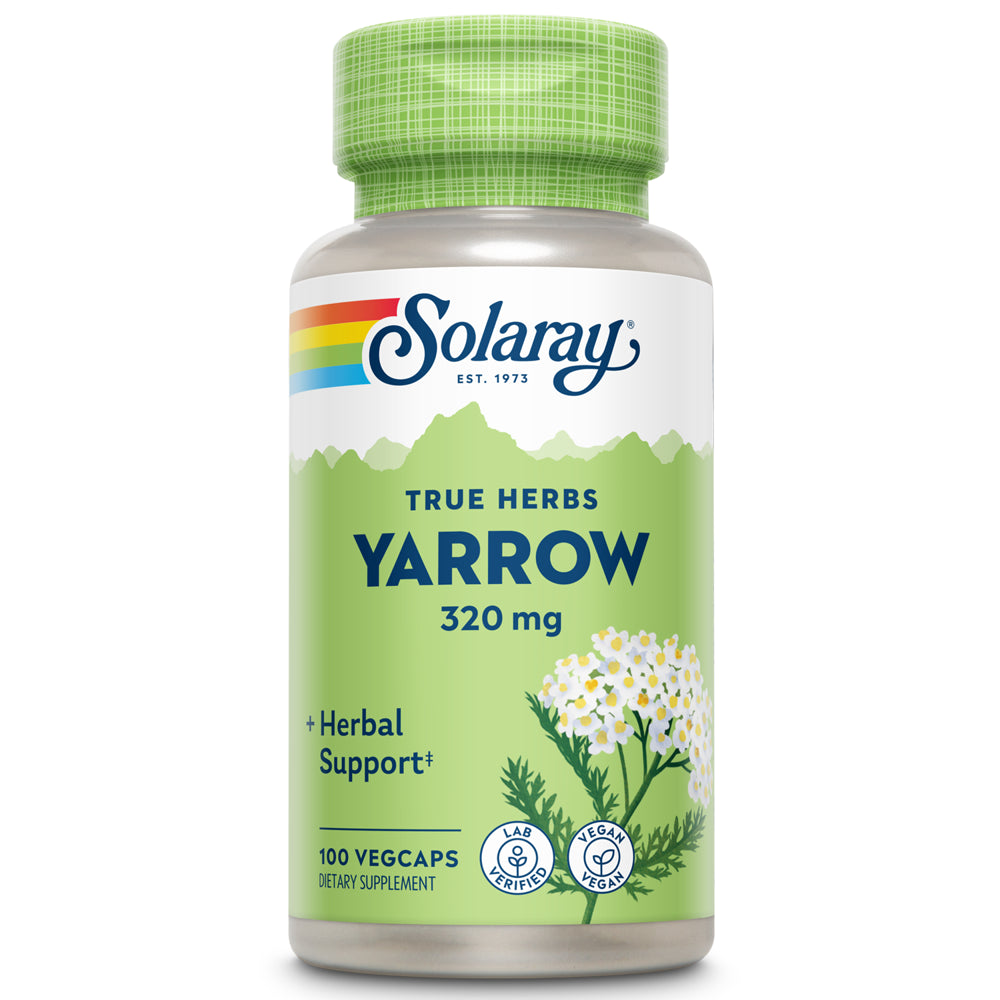 Solaray Yarrow 320Mg Capsules, 100 Ct