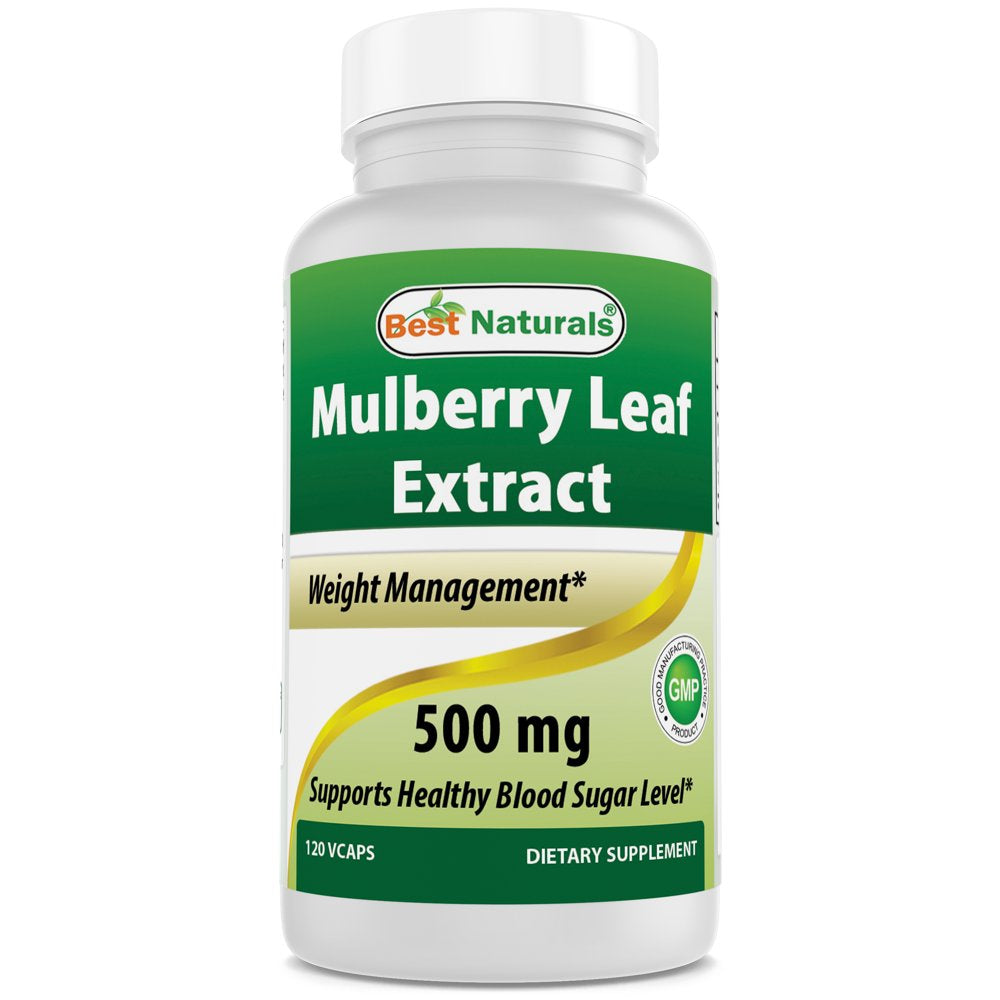 Best Naturals Mulberry Leaf Extract, 500 Mg, 120 Count