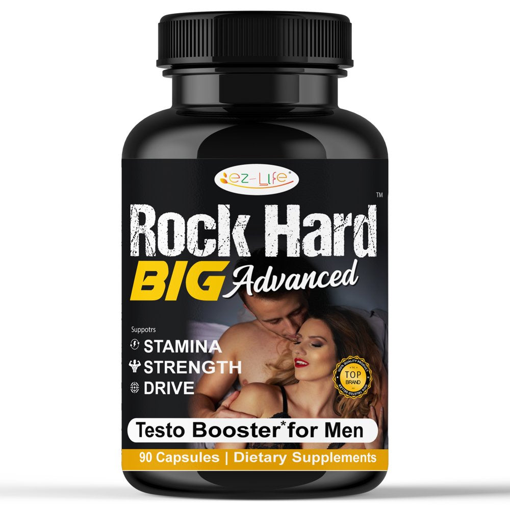RH Big Advance Male Testosterone Booster Supplements 90 Caps by America'S Best Deals