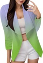 Blazers for Women Open Front Long Sleeve Suit Coat Fashion Dressy Business Slim Fit Suit Blazer Jacket