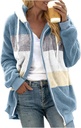 SNKSDGM Winter Jackets for Women Oversized Hooded Fuzzy Fleece Jacket Casual Full Zip Shaggy Fluffy Cardigan Coats Outwear