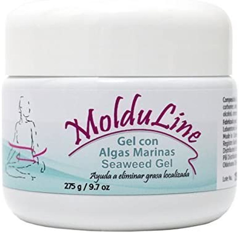 Molduline Seaweed Gel (Gel Con Algas Marinas) - Powerful Fat Burner, Helps Shrink Excess Fat from Typical Fat Deposit Sites