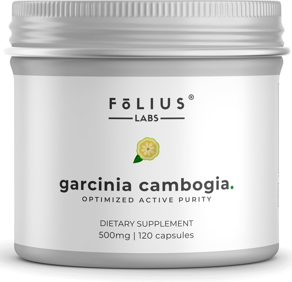 Pure Garcinia Cambogia Extract Supplement 500Mg - 100% Natural HCA Extract Concentrated to 60% - Supports Healthy Digestion and Metabolism - 120 Capsules
