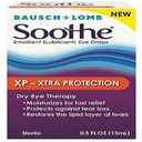 Bausch & Lomb Soothe XP Emollient Lubricant Eye Therapy Drop, .50Oz, 4-Pack
