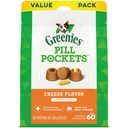 GREENIES PILL POCKETS Cheese Capsule Size Soft Treats for Dogs, 15.8 Oz. Pouch, 60 Ct