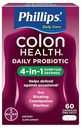 Phillips Colon Health - Probiotics Capsules - Immune Support - Helps Defend Occasional Gas, Bloating, Constipation, & Diarrhea - 60 Count