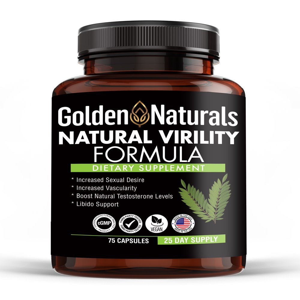 Natural Virility Formula, 75 Ct for Libido Support