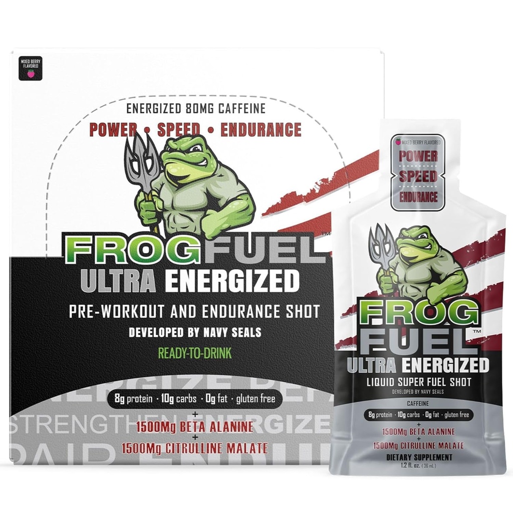 Frog Fuel Ultra Pre-Workout - Berry, 24 Pack
