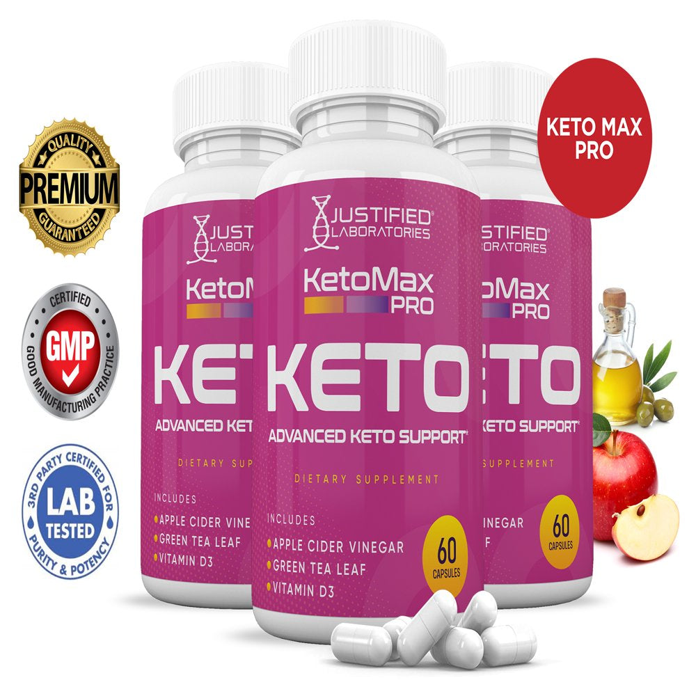 Keto Max Pro ACV Pills - 1275mg (3 Pack)