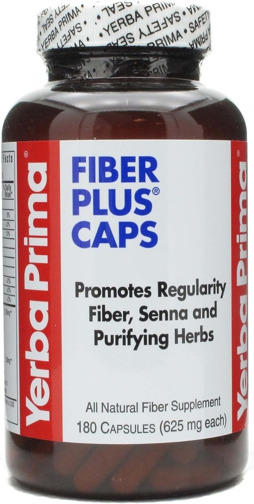 Yerba Prima Fiber Plus Caps - 180 Cap (2 Pack)