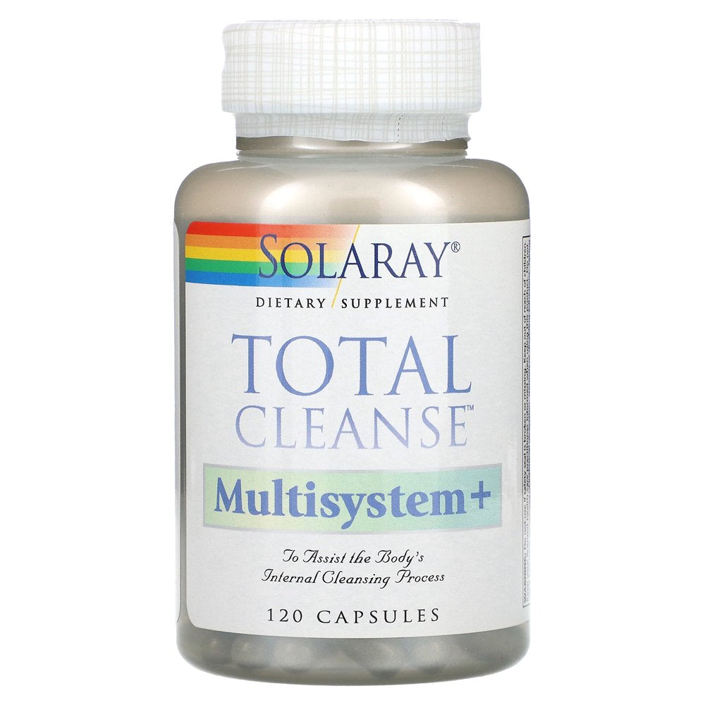 Solaray Total Cleanse Multisystem+ - 120 Capsules