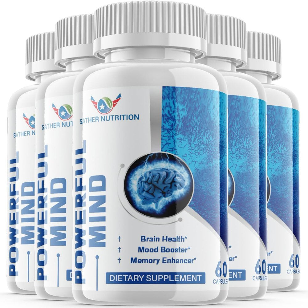 Brain Boost Supplement - Focus & Memory - 5 Pack