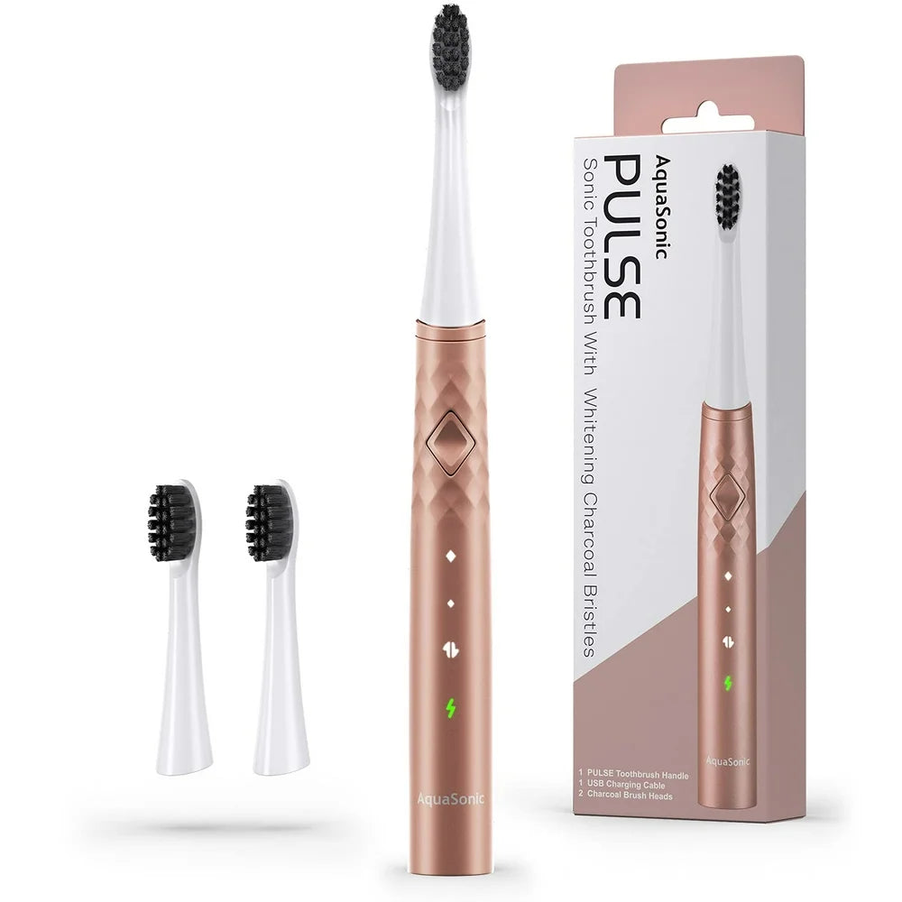 AquaSonic Pulse Whitening Toothbrush - Sonic & Rechargeable
