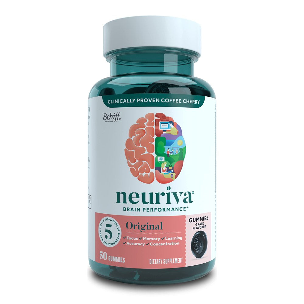 Neuriva Brain Gummies - Memory & Focus Support (50ct)