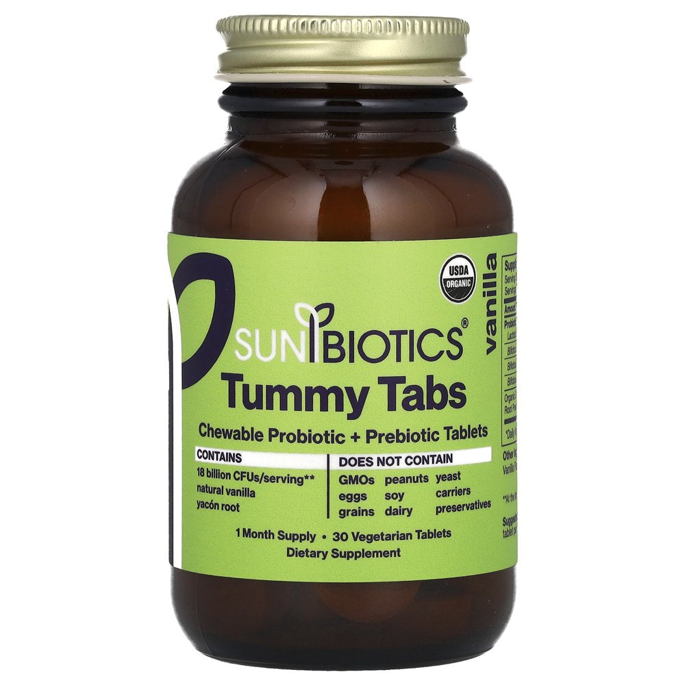 Sunbiotics Probiotics - Yacon Root - 30 Chewable Tablets